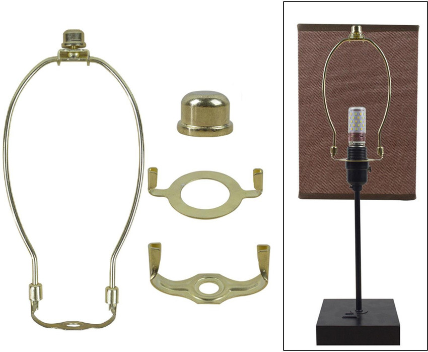 Lamp harp deals and finial