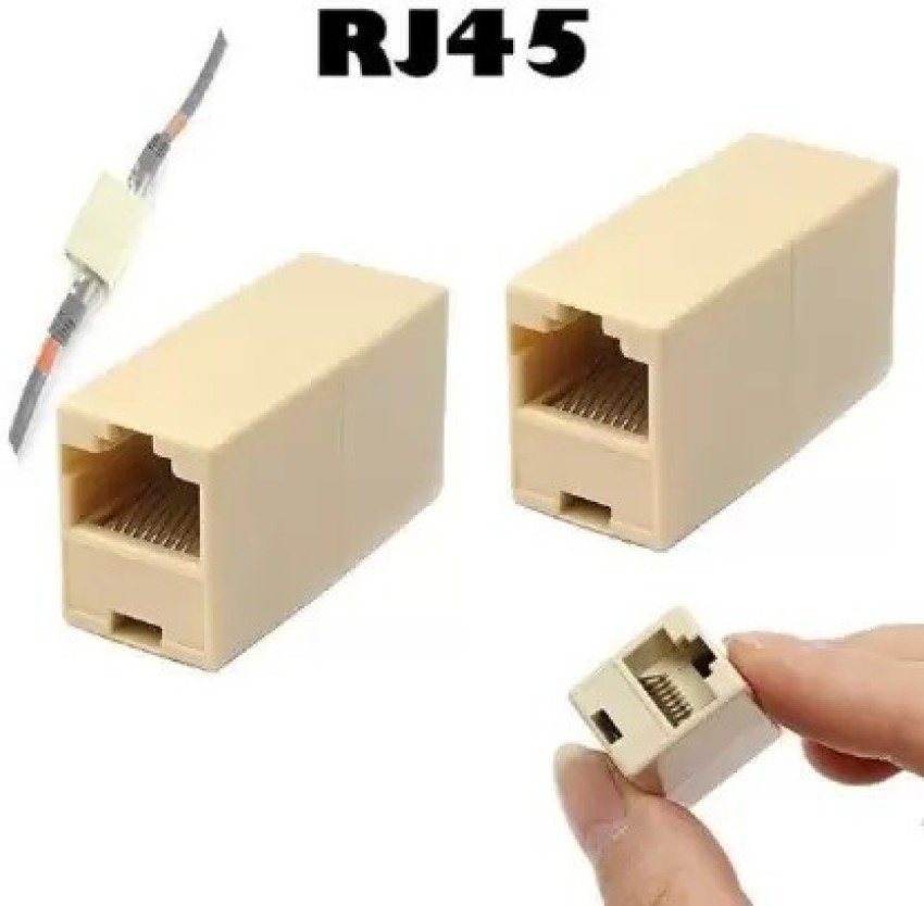 RJ45 Female to Female Connector CA 5 Coupler LAN Ethernet Z Adapter Fast