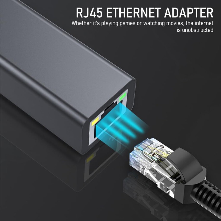 Adaptador Ethernet para  Fire Tv Stick Google Home Mini Chromecast  Ultra/2/1