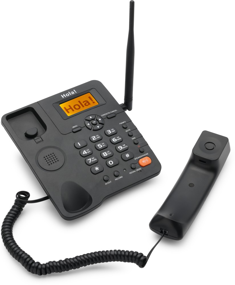 HOLA F100 Fixed Wireless Phone Cordless Landline Phone with Answering  Machine Price in India - Buy HOLA F100 Fixed Wireless Phone Cordless  Landline Phone with Answering Machine online at Flipkart.com