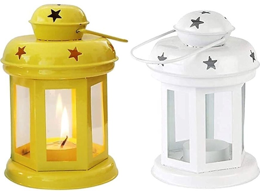 United Crafts Metal Tealight Lantern Lamp for Home Décor