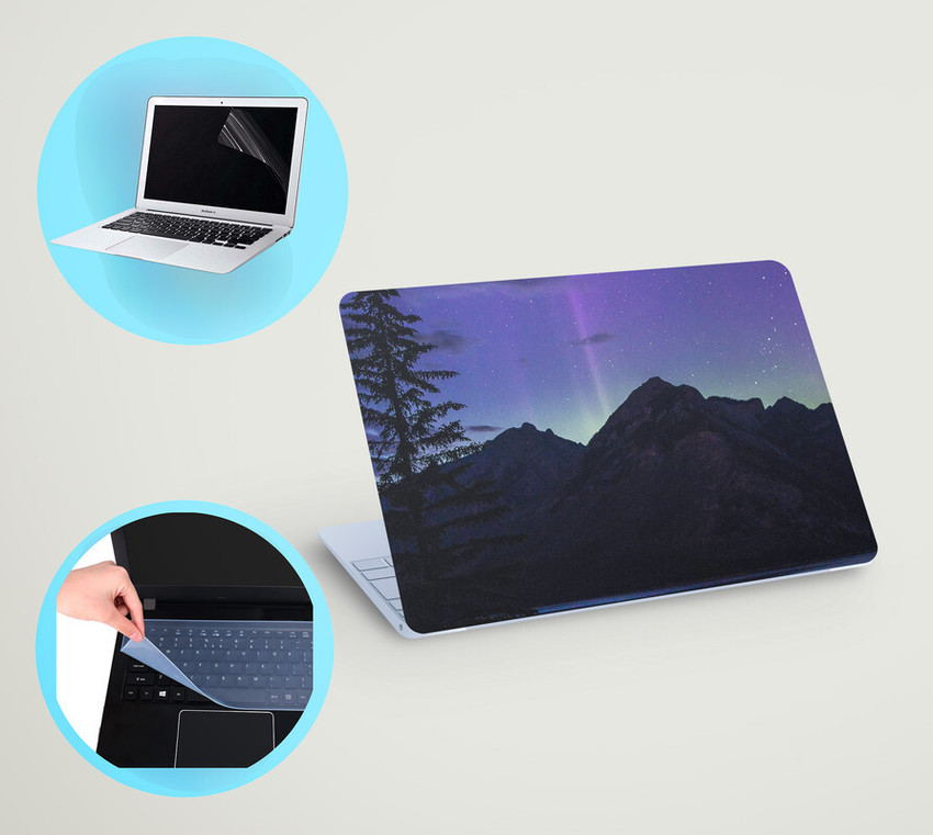 SDM Laptop skin combo Screen Guard Keyboard Cover free microfiber cloth Combo370 Combo Set Price in India Buy SDM Laptop skin combo Screen Guard Keyboard Cover free microfiber cloth