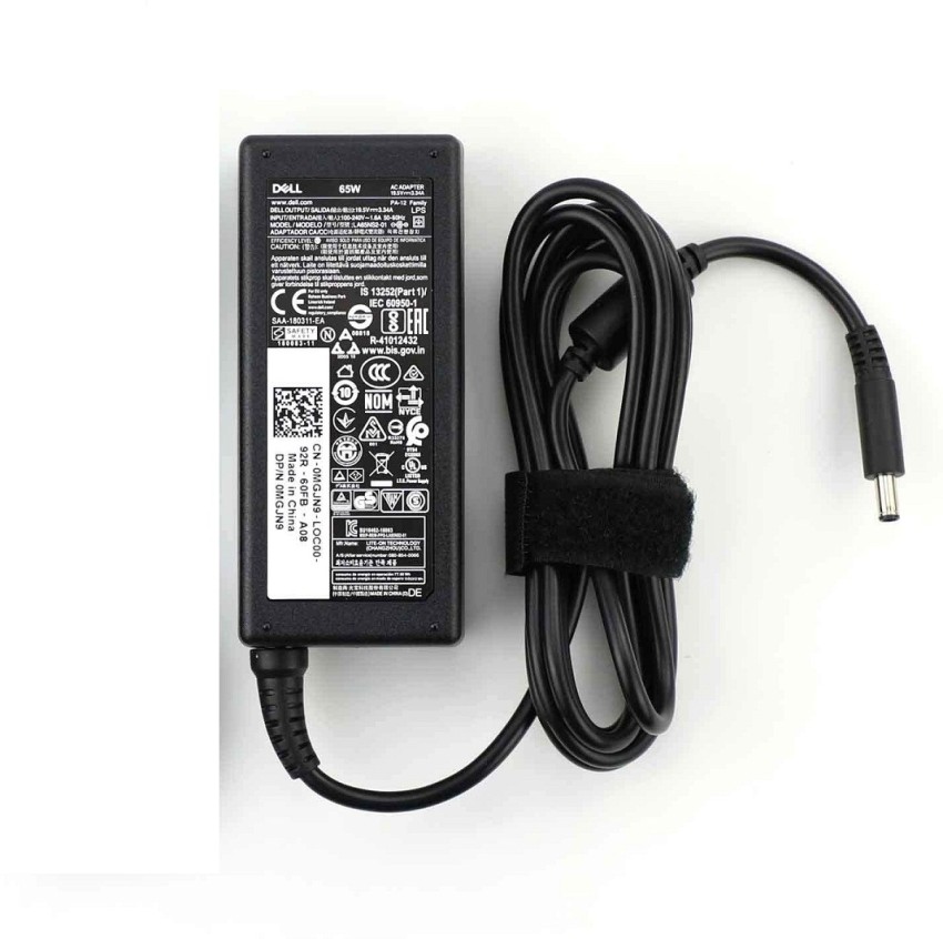 Dell USB-C 65 W AC Adapter with 1 meter Power Cord - India