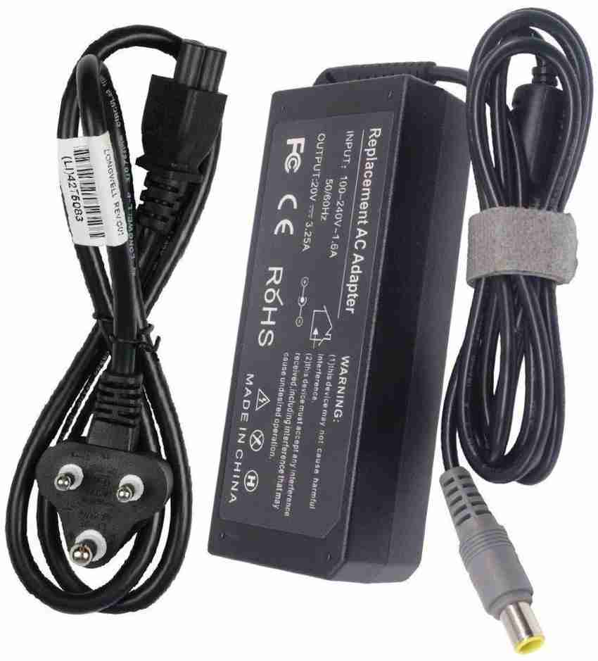 SellZone 65W 20V 3.25A Big Pin 7.9X5.5MM Laptop Charger Adapter