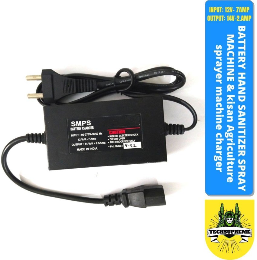 TechSupreme Power Supply Adaptor for Agricultural Sprayer Battery Operated  Power Sprayer 36 W Adapter - TechSupreme 