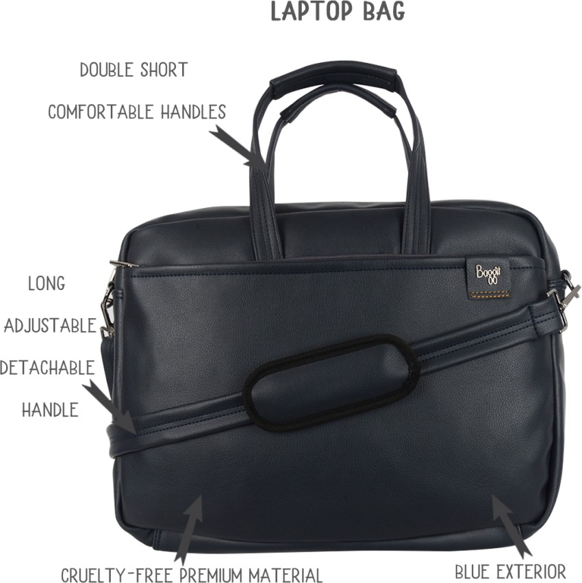 Baggit 15 inch Laptop Messenger Bag Blue Price in India Flipkart