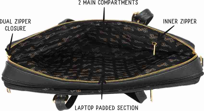 Baggit 17 inch Laptop Messenger Bag Black Price in India Flipkart