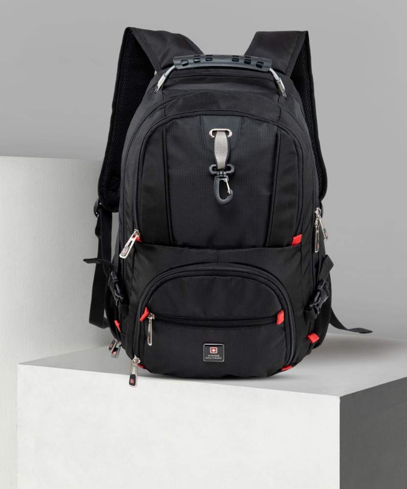 SWISS MILITARY 15.6 inch inch Laptop Backpack Black Price in India Flipkart