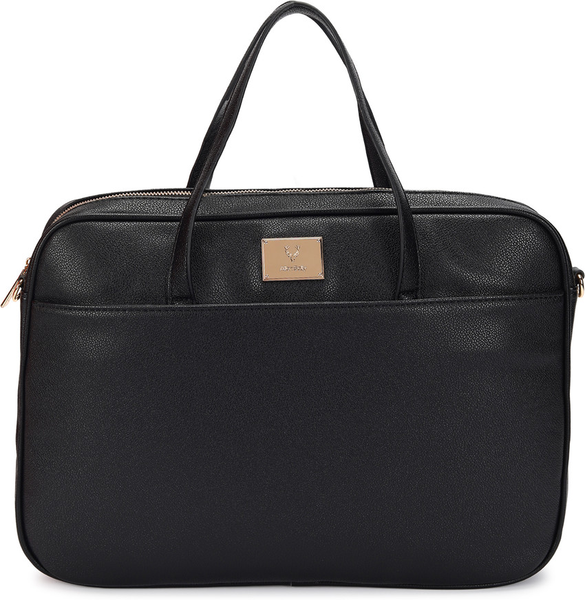Allen Solly 14 inch inch Laptop Messenger Bag black Price in