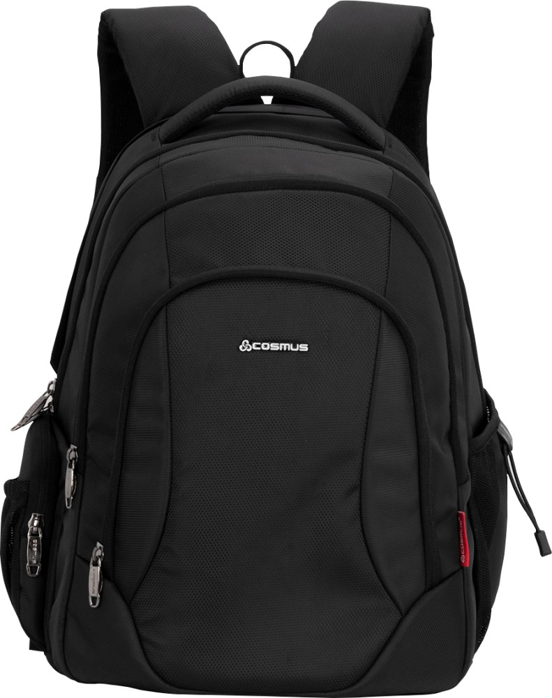 Cosmus 17 inch Inch Expandable Laptop Backpack Black Price in India Flipkart