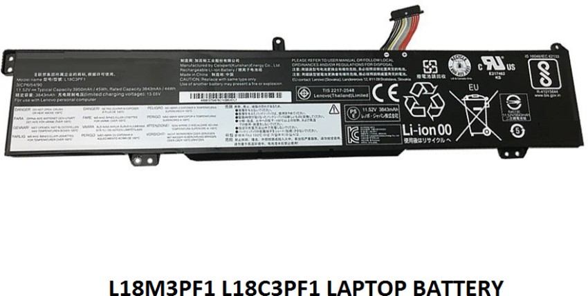 SOLUTIONS-365 COMPATIBLE L18M3PF1 L18C3PF1 BATTERY FOR LENOVO