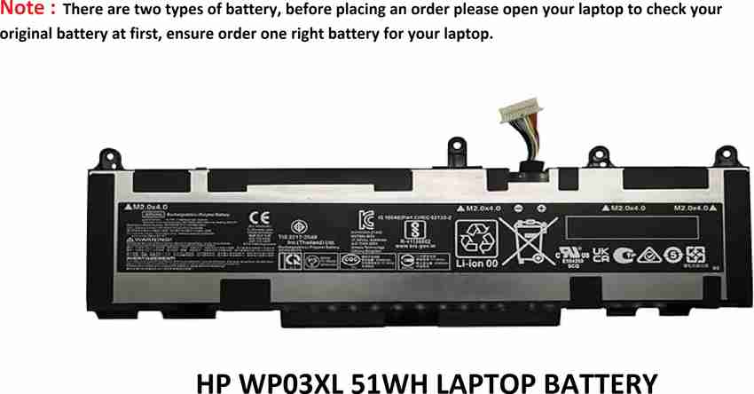 Hp EliteBook 830 G9 G10 Battery-WP03XL