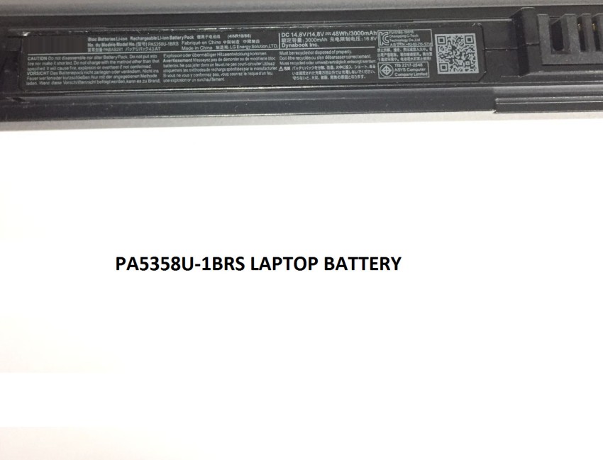 SOLUTIONS-365 COMPATIBLE PA5358U-1BRS LAPTOP BATTERY FOR TOSHIBA