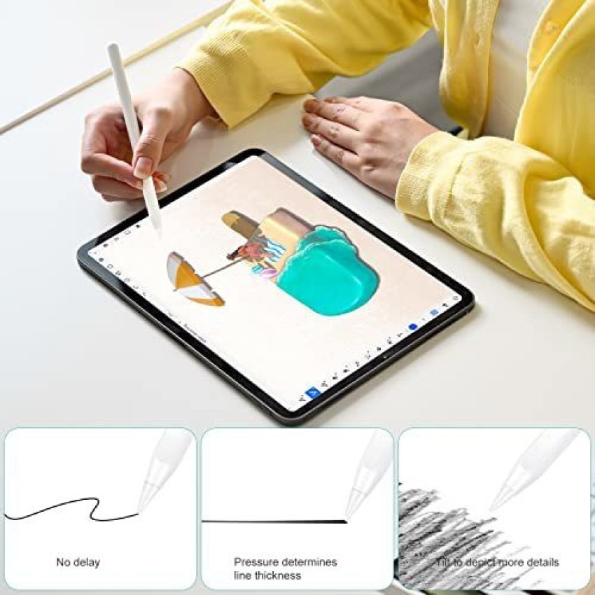 Replacement Tips Compatible with Apple Pencil 2 Gen iPad Pro Pencil - Apple  Pencil iPencil Nib for iPad Apple Pencil 1 st/Pencil 2 Gen White 2 Pack