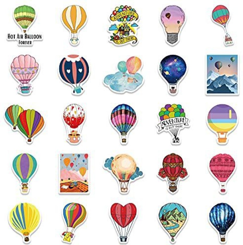Stickers Fille Ballons