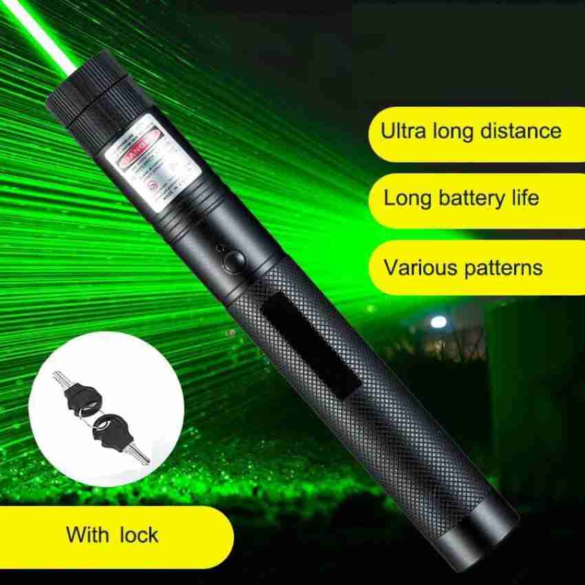 Laser Pointer High Power,Green Laser Pointer Tactical Long Range  Laser,Rechargeable Laser Single-Press On/Off,Adjustable Focus Green  Flashlight for
