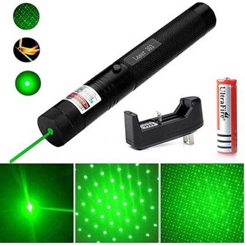 GJSHOP Laser Light with Safety Lock 532 nm Long Range Party Disco
