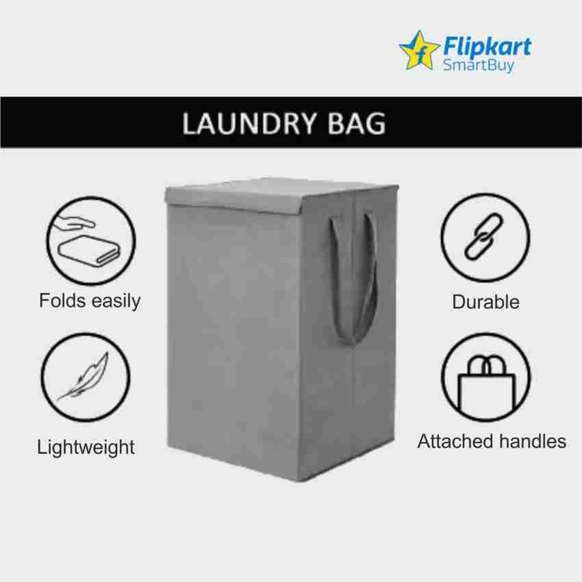 Flipkart SmartBuy 75 L Grey Laundry Bag - Buy Flipkart SmartBuy 75 L Grey Laundry  Bag Online at Best Price in India