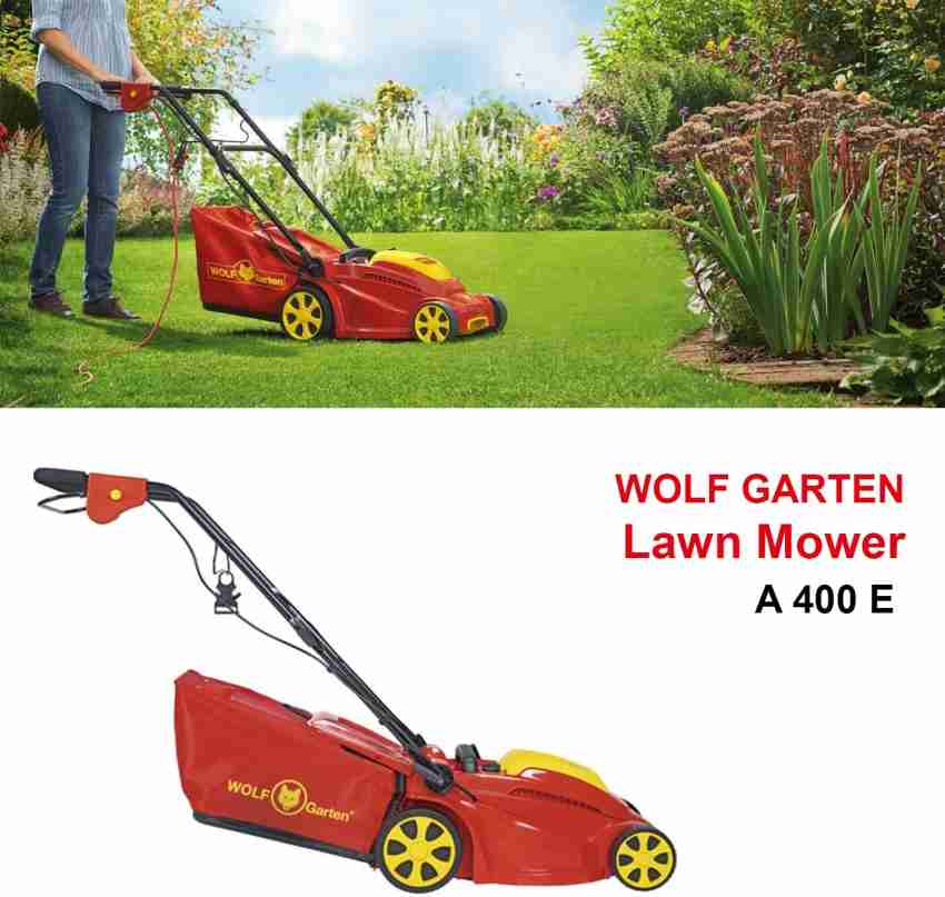 WOLF GARTEN Electric Lawn 3 in 1 Mower with Fully Foldable Soft