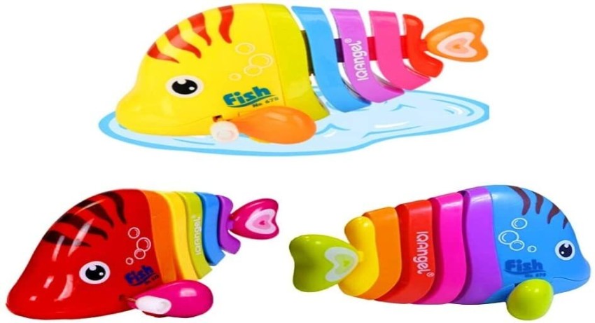 HEZKOL Jumping Colorful Clockwork Fish for Kids Key Operated Swing Robotic Fish  Toy Price in India - Buy HEZKOL Jumping Colorful Clockwork Fish for Kids  Key Operated Swing Robotic Fish Toy online