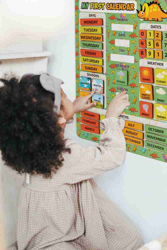 Inkdotpot My First Calendar Board For Kids Preschool Wall Hanging Learning Calendar  Board Price in India - Buy Inkdotpot My First Calendar Board For Kids  Preschool Wall Hanging Learning Calendar Board online
