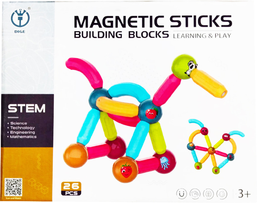 Diy magnetic stick and balls top