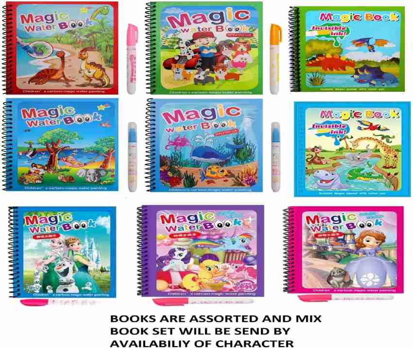 Multicolor Magic Water Book, For Drawing, Size: 15.5 X 19 cm at Rs 40/piece  in Surat