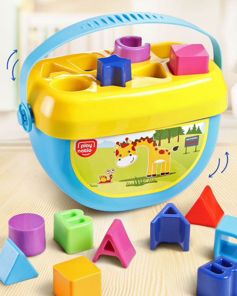 Play Nation My First Shape Sorter Toy for Babies Non Toxic Activity Toy for 0 Months Price in India Buy Play Nation My First Shape Sorter Toy for Babies