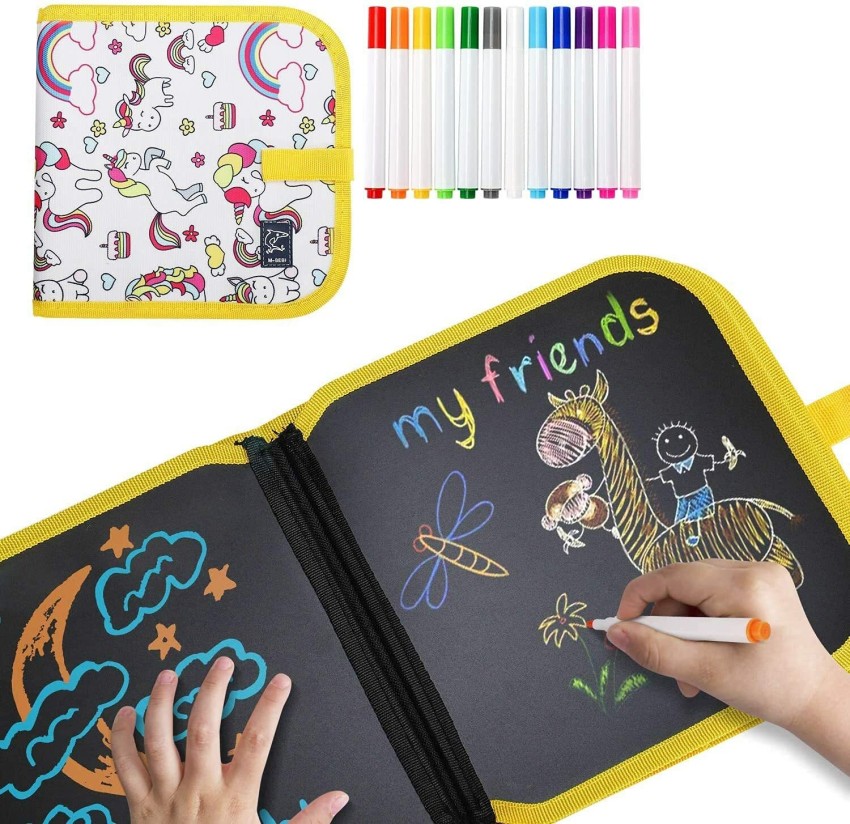 Multi Multicolor Magic Drawing Book Reusable For Kids, Size: Small at Rs  35/piece in Mumbai