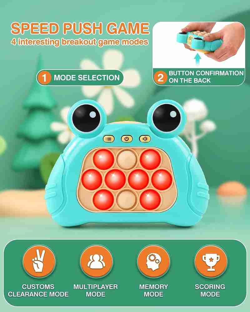 LED POP IT FIDGET TOY WITH MUSIC,FOUR MODES AND ELECTRONIC SPEED PUSH GAME  FOR STRESS RELIEF at Rs 450/piece, Pop It Fidget Toy in Rajkot