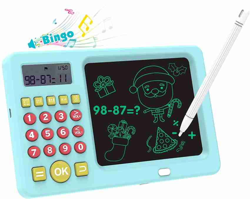 Viradiya s 2 in 1 Electric Math Calculator Toy Tablet with LCD