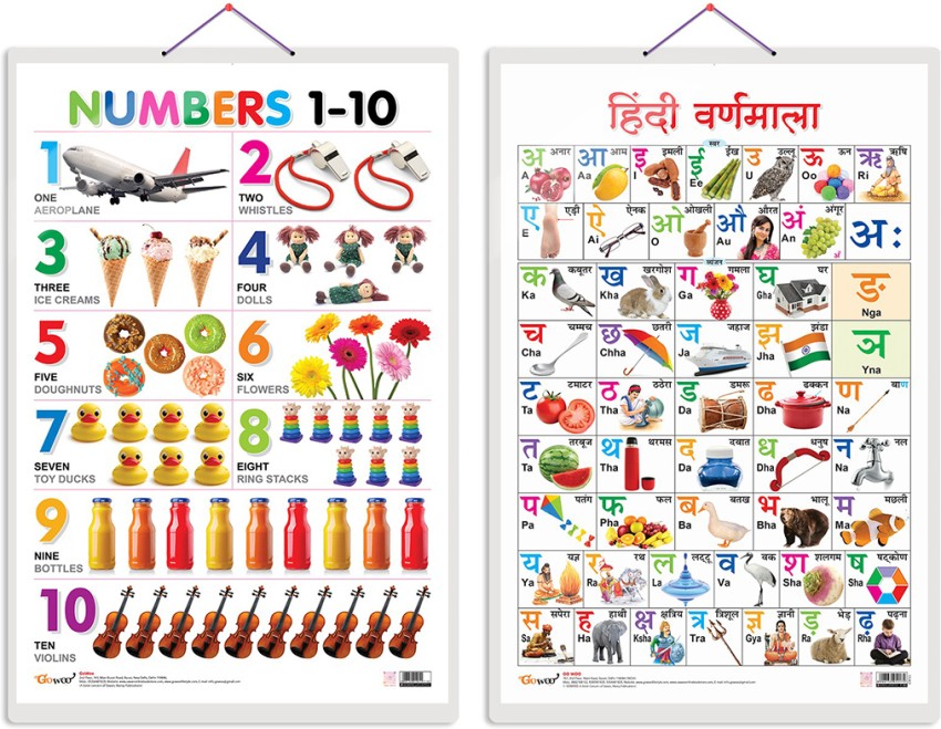 hindi numbers 1 10