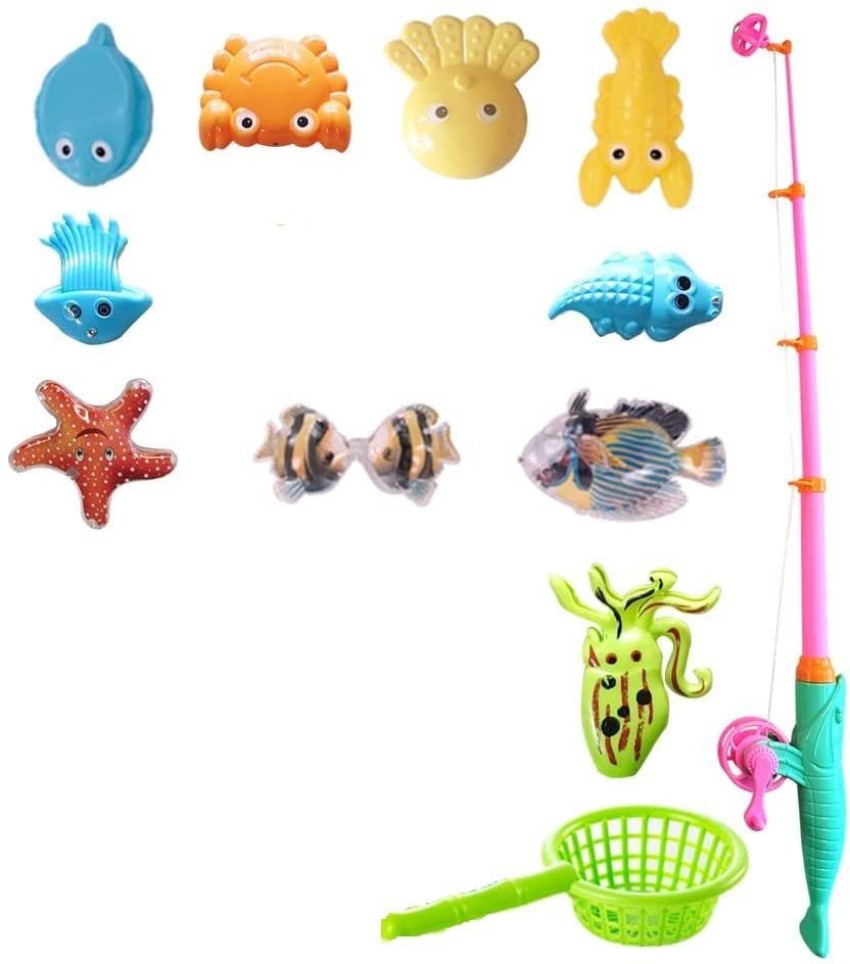 Pluspoint Colorful Magnetic Fishing Pool Toys Game for Kids
