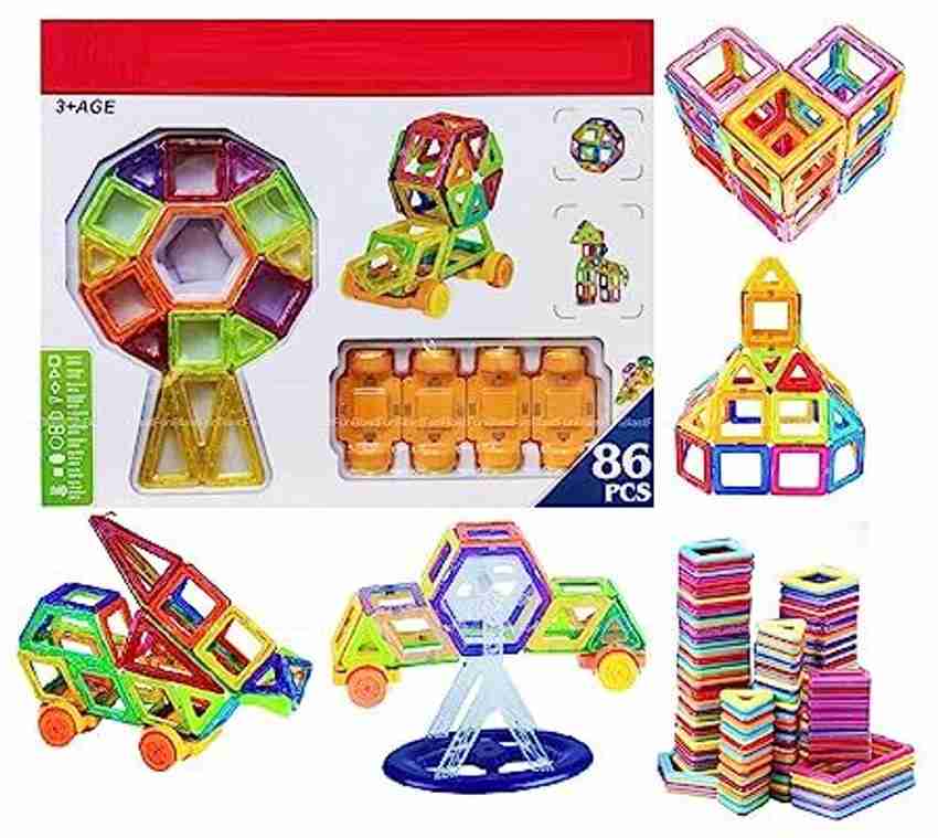 khilona waala FunBlast Mag Magic Magnetic Building Blocks Puzzle for Kids Learning Toy Price in India Buy khilona waala FunBlast Mag Magic Magnetic Building Blocks Puzzle for Kids Learning Toy online