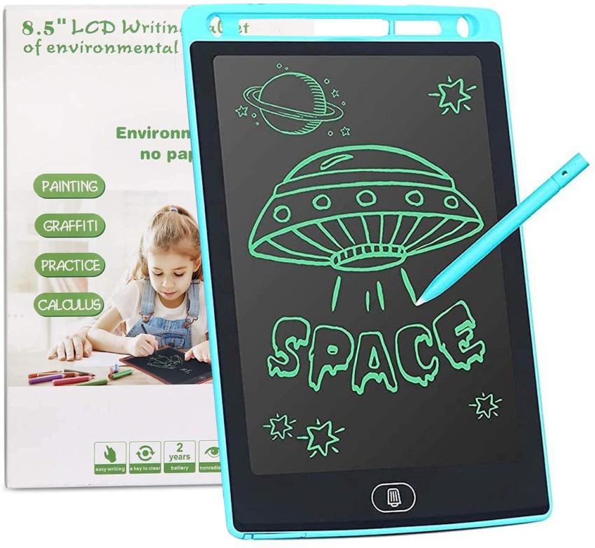 LCD Writing Tablet 8.5 Inch Electronic Writing Drawing Pads Portable Doodle  Board Gifts for Kids Office Memo Home Whiteboard (8.5 Blue) 