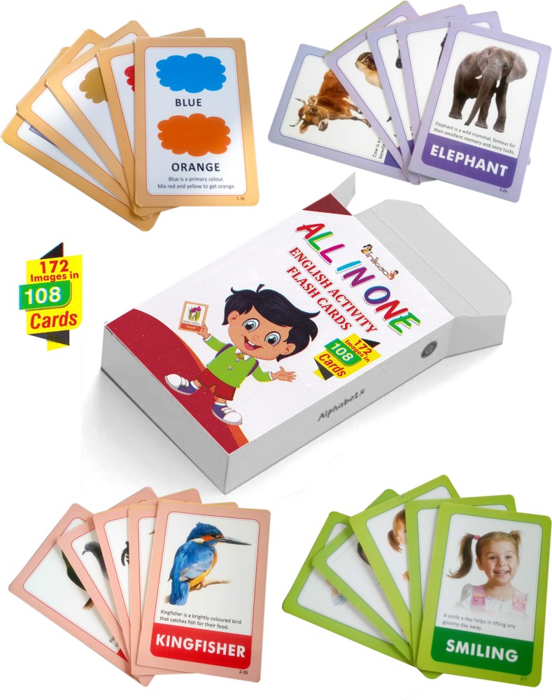Inikao All in One English Activity Flash Cards Price in India - Buy Inikao  All in One English Activity Flash Cards online at