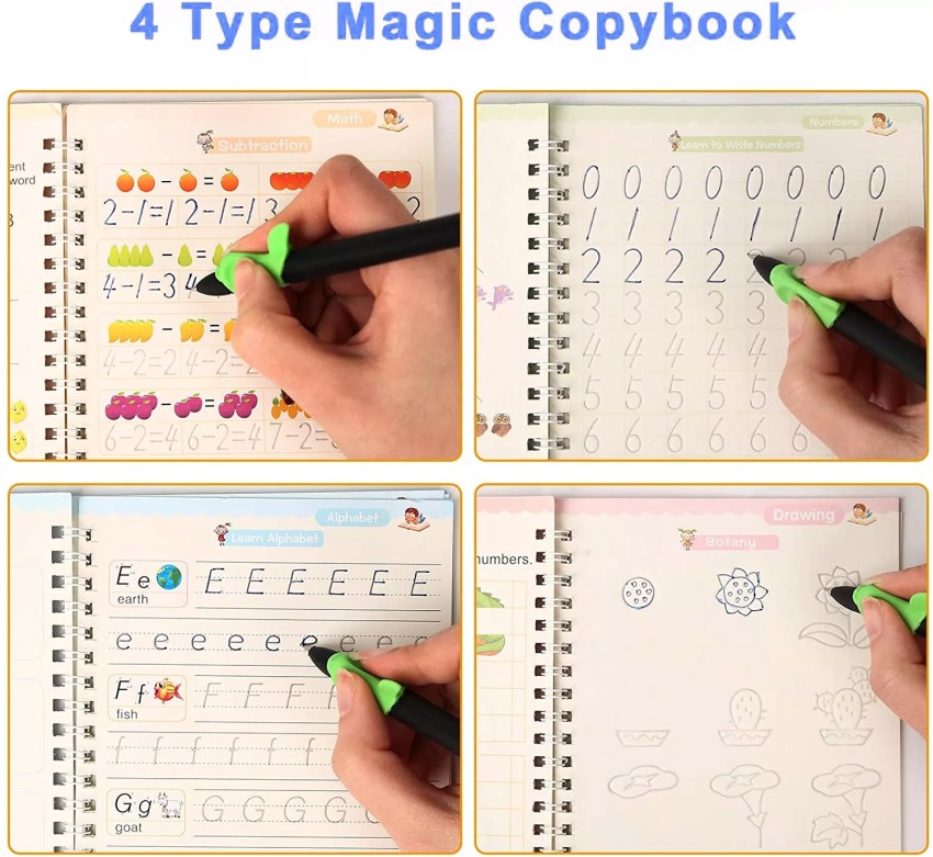 Magic Book Montessori Calligraphy Copybook Kids Notebook Reusable  Handwriting