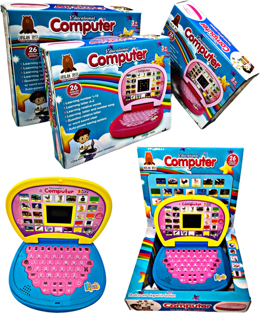 Ruhani Toys Gift Gallery Educational Learning Kids Laptop Computer for Kids 3 4 5 6 7 Years Old Price in India Buy Ruhani Toys Gift Gallery Educational Learning Kids