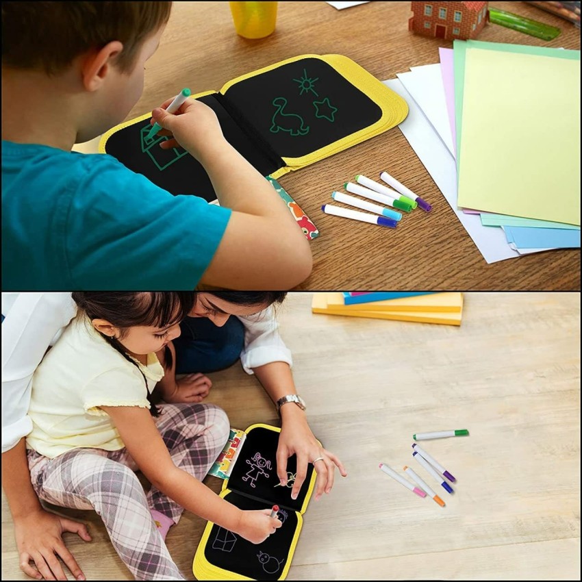Chalk Drawing Children, Chalk Color Blackboard