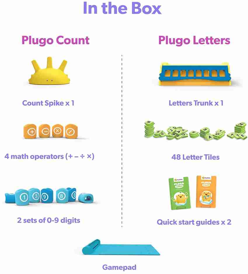 Plugo Count by PlayShifu, STEM Toy with Math Games, Ages 4-10