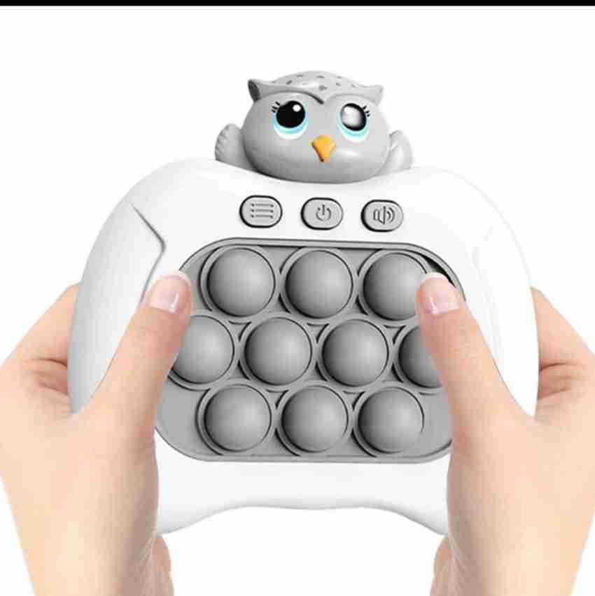 NIYAMAT Owl Shape Toy Light Up Glow Pattern Portable Game Speed