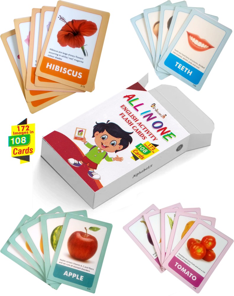 Inikao All in One English Activity Flash Cards Price in India