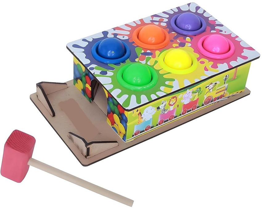 Wooden hammer toy set hotsell