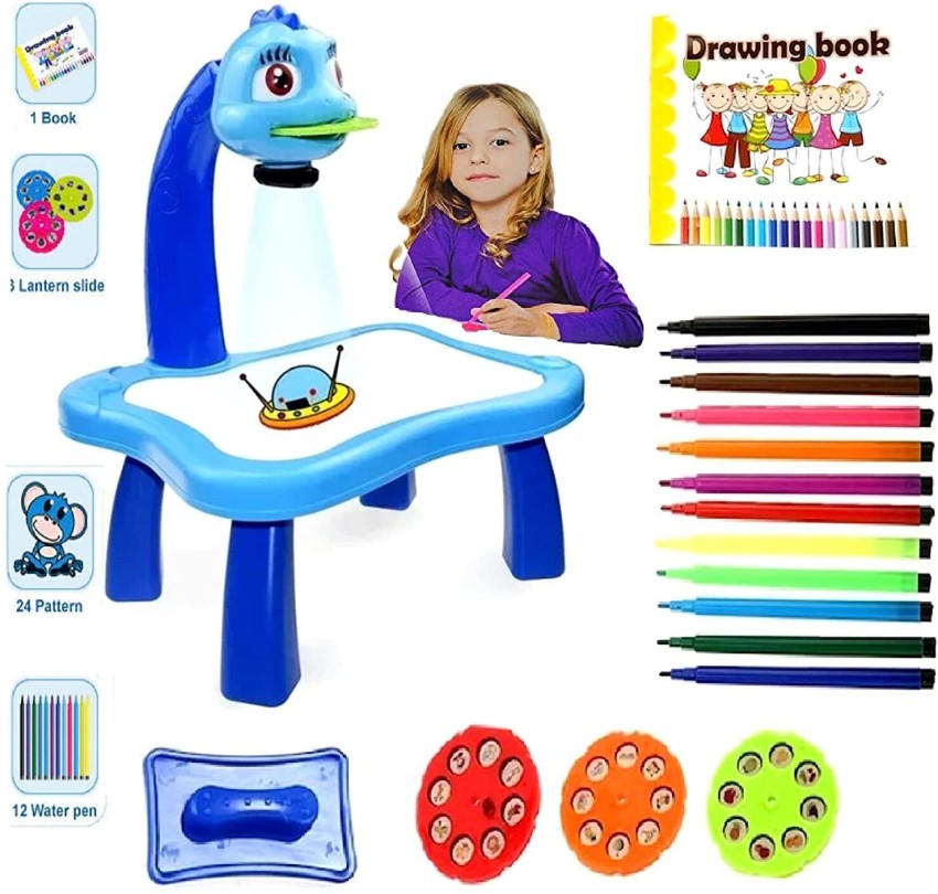 Projector Learning and Drawing Painting Set, Kids Drawing