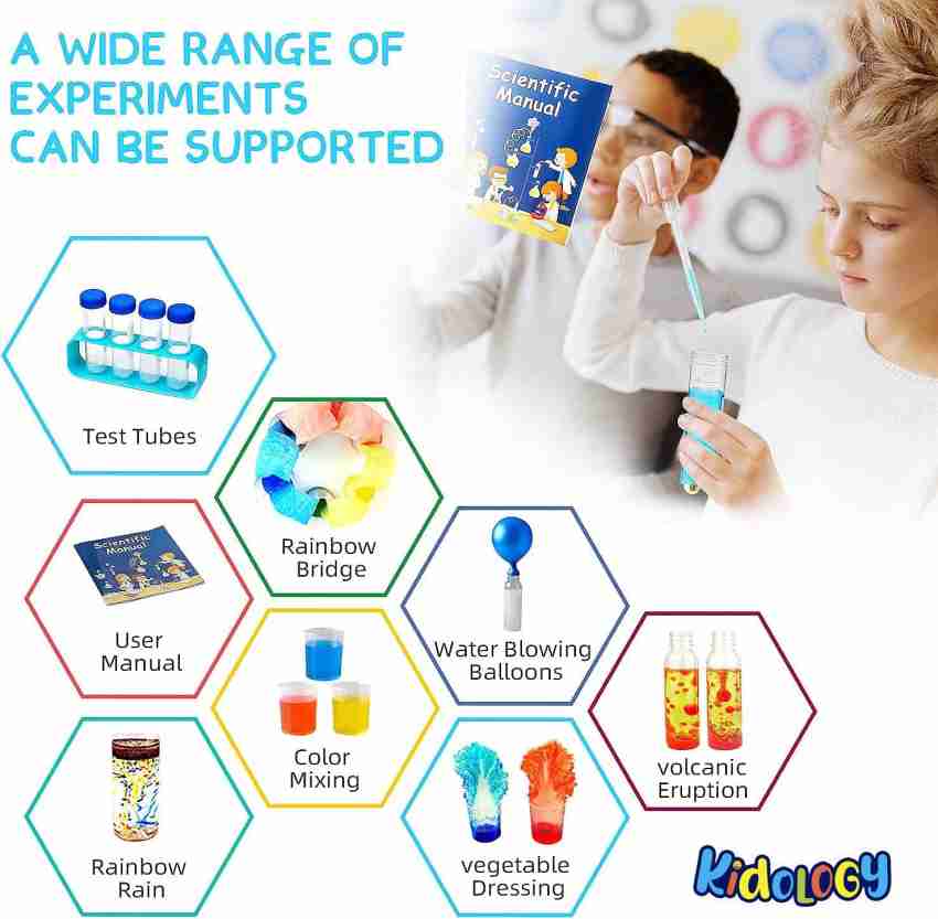 Kidology Science Kit with 50 Science Lab Experiments, Educational