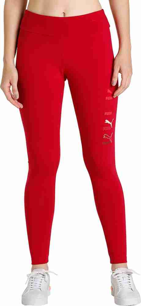 PUMA Women Red Leggings - Buy PUMA Women Red Leggings Online at
