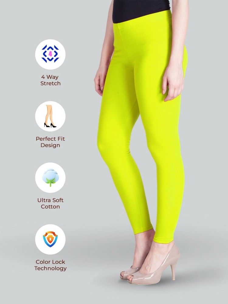 Buy Lime Green Leggings for Women by LYRA Online