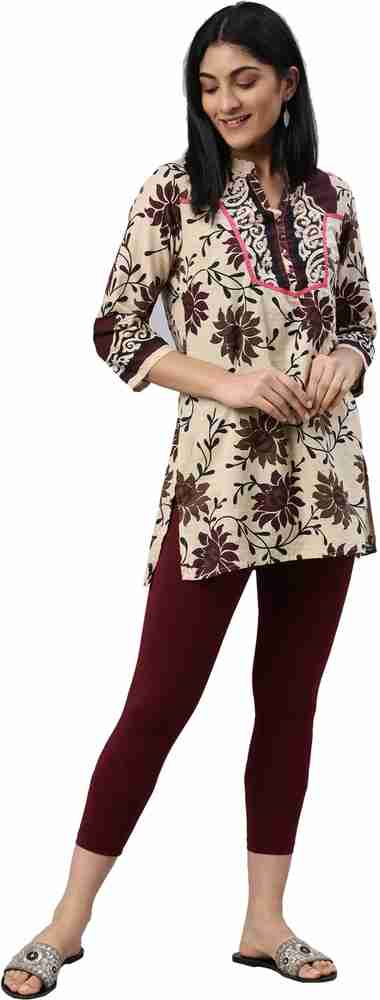 Go colors printed leggings best sale