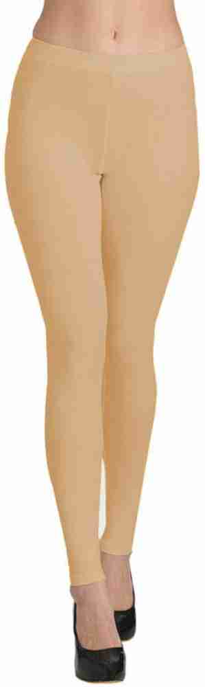 Buy Groversons Paris Beauty Women's Cotton Ankle Length Leggings - Black  Online