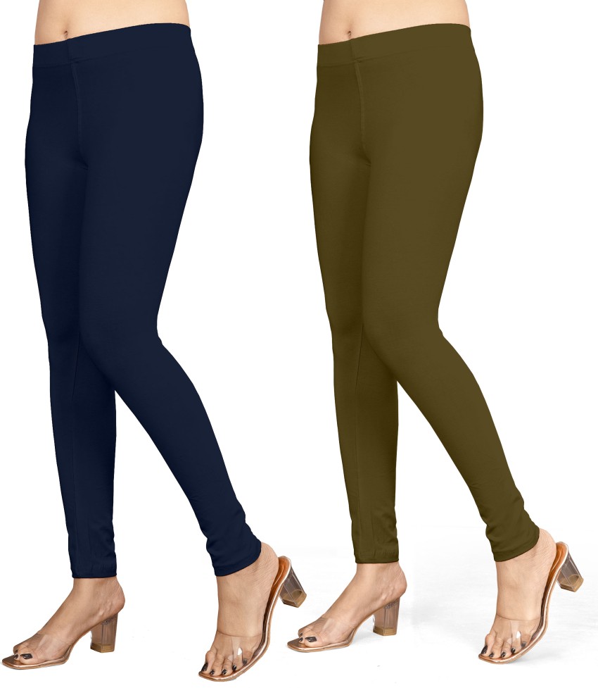 Calf Length Color Striped Yoga Leggings Manufacturer Supplier from Mohali  India